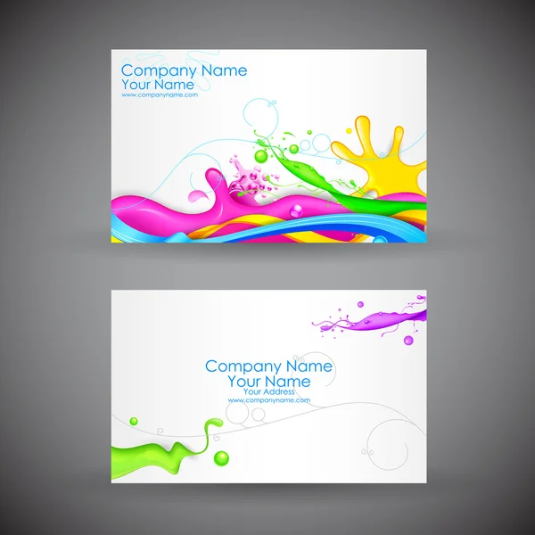 Cartão comercial corporativo — Vetor de Stock