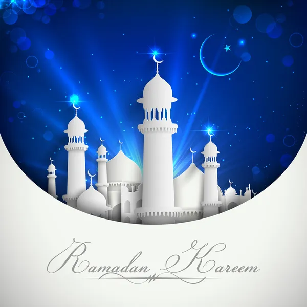 Eid mubarak achtergrond — Stockvector