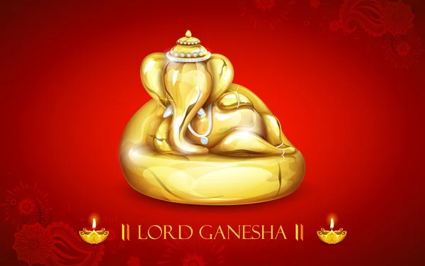 Lord ganesha — Stock Vector