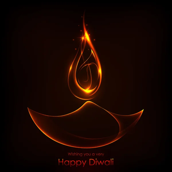 Diwali Fondo de vacaciones — Vector de stock