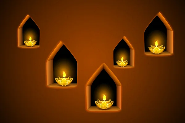 Diwali tatil arka plan — Stok Vektör