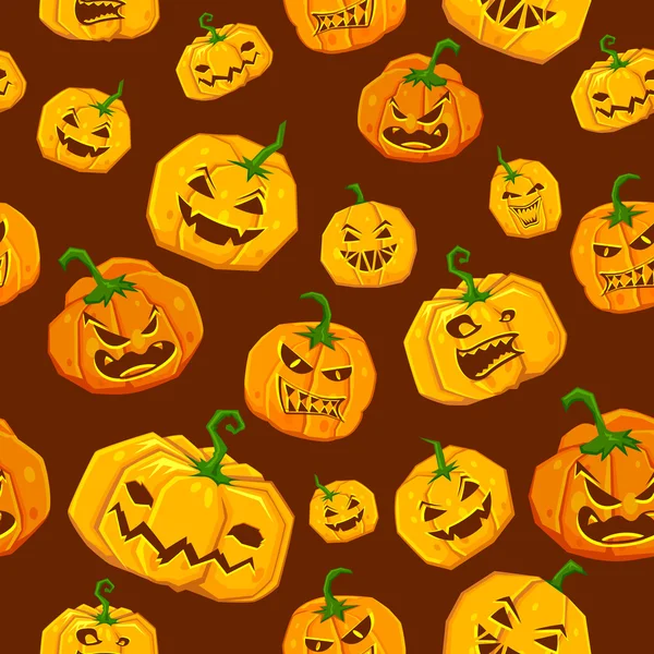 Halloween naadloos patroon — Stockvector