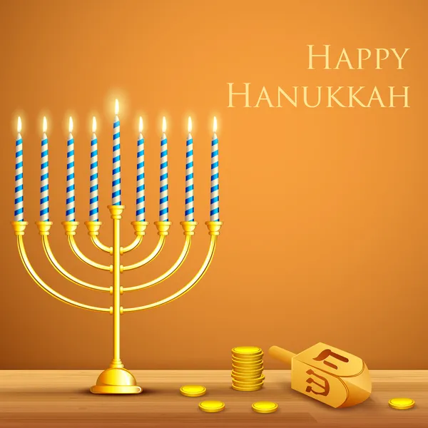 Hanukkah Background — Stock Vector