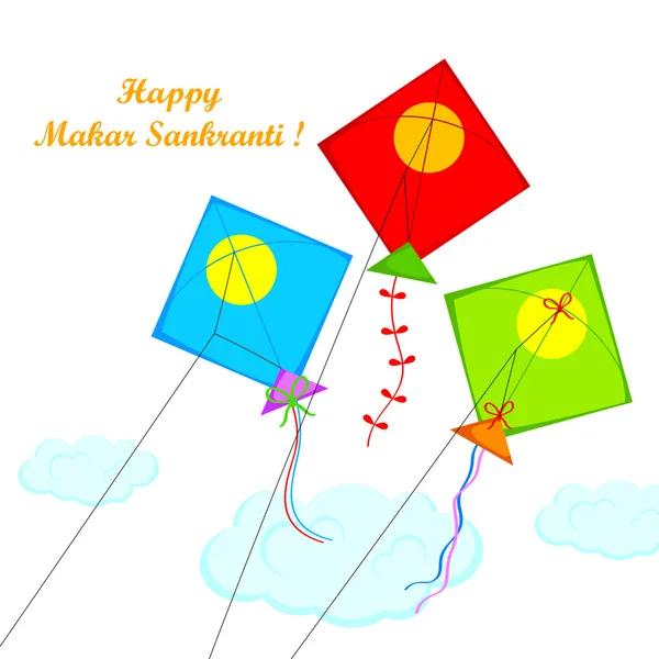 Makar sankranti — Stok Vektör