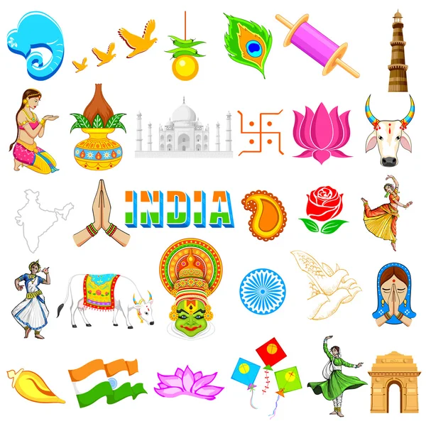 Icône indienne — Image vectorielle