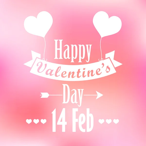 Happy Valentine's Day Background — Stock Vector