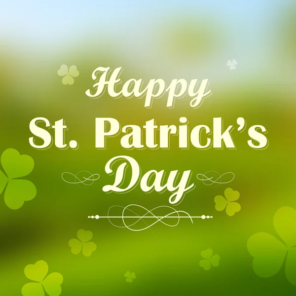 Saint Patricks Day Background — Stock Vector