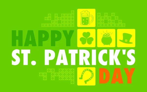 Saint Patricks Day Background — Stock Vector