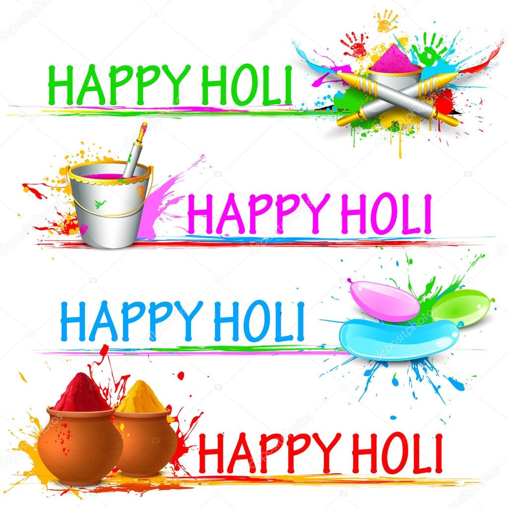 Colorful Happy Holi