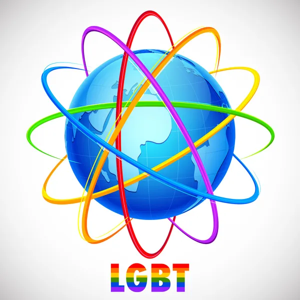 Concepto de Concientización LGBT — Archivo Imágenes Vectoriales