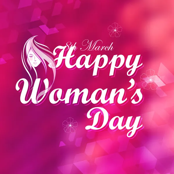 Happy Woman 's Day — стоковый вектор