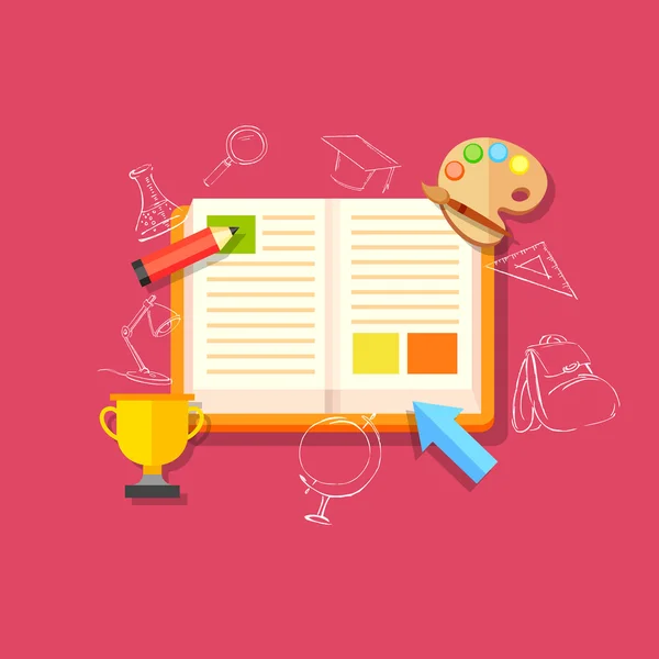 Concepto educativo — Vector de stock