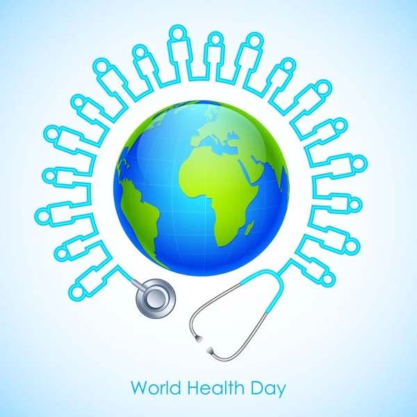 Światowy Dzień Zdrowia — Wektor stockowy