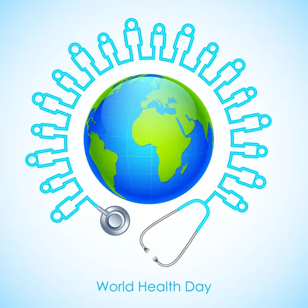 Día Mundial de la Salud — Vector de stock