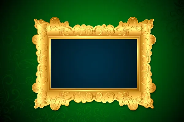 Photo Frame on Wall — Stock Vector