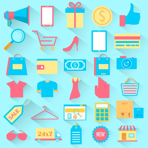 Icono de compras — Vector de stock