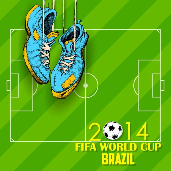 Hintergrund der FIFA-WM — Stockvektor