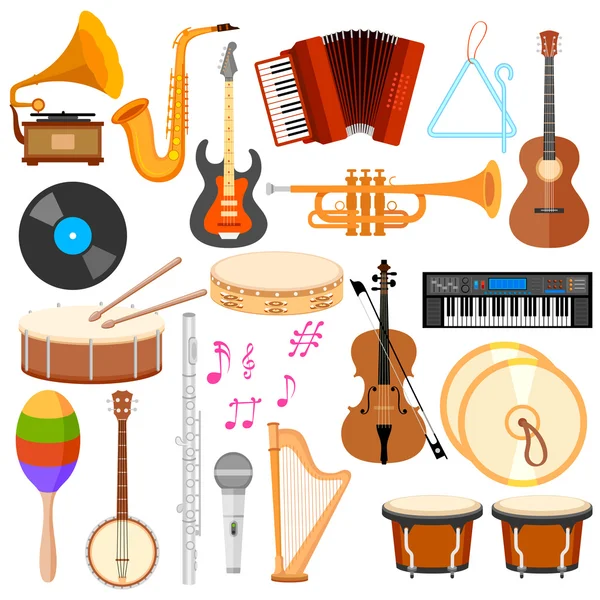 Instrumento de música — Archivo Imágenes Vectoriales