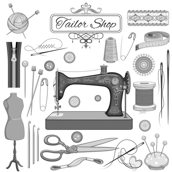 Vintage Sewing and Tailor object