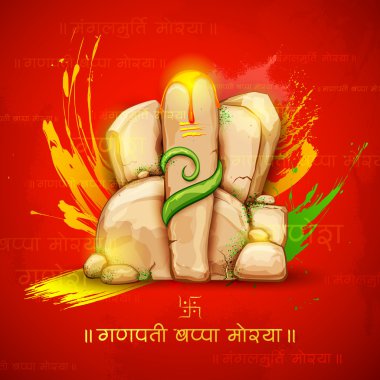 Lord ganesha kaya ganesh chaturthi için yapılmış.