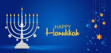 Mutlu Hanukkah 'lar, Yahudi bayramı festivali geçmiş olsun.