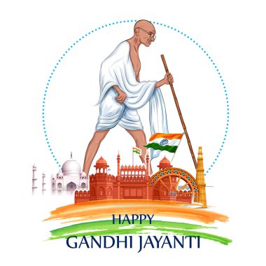 Halk arasında Bapu olarak bilinen Ulus Kahramanı ve Özgürlük Savaşçısı Mahatma Gandhi ile 2 Ekim Gandi Jayanti 'nin Hindistan geçmişi.