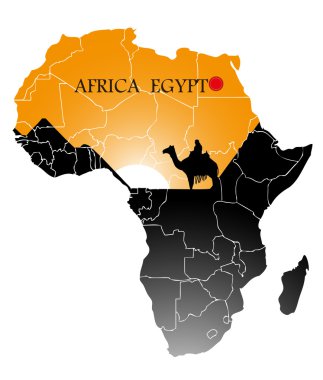 Afrika harita Mısır