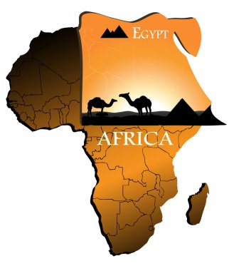 Afrika harita Mısır