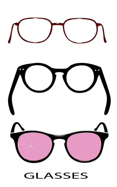 Gafas — Vector de stock