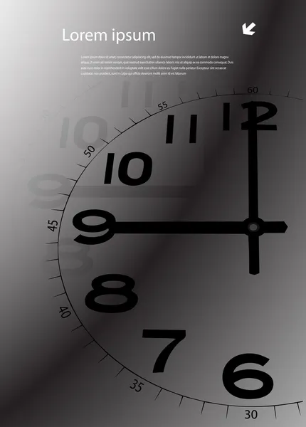 Абстрактним фоном годин — стоковий вектор