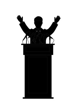 kişi önce bir mikrofon