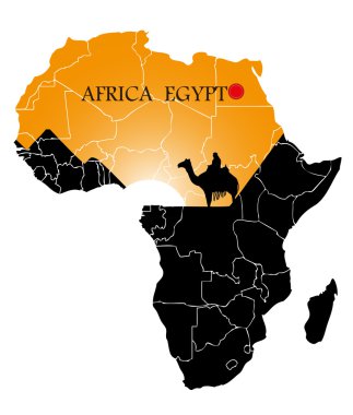 Afrika harita Mısır
