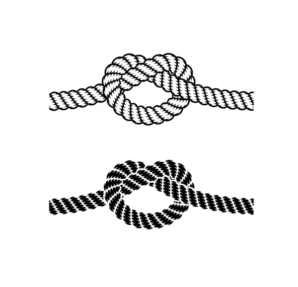 ロープの結び目 — ストックベクタ
