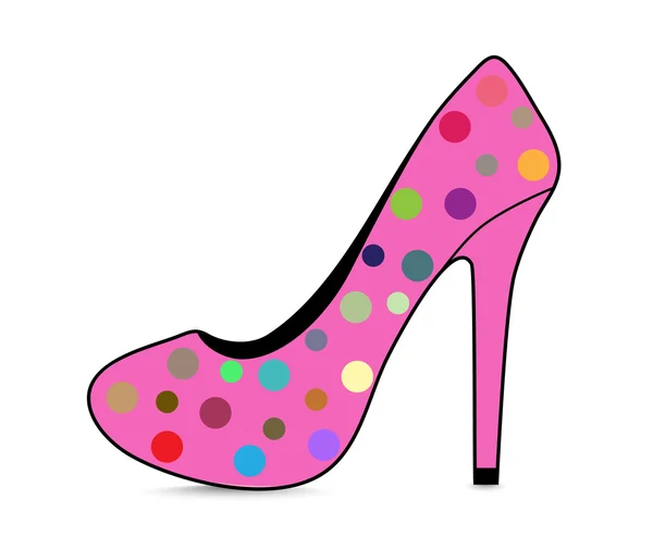 Femmes créatives chaussures — Image vectorielle