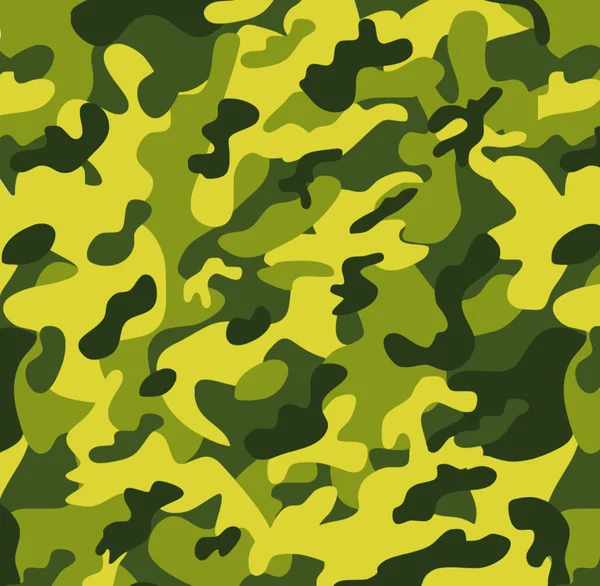 Seamless background of camouflage fabric — Stock Vector