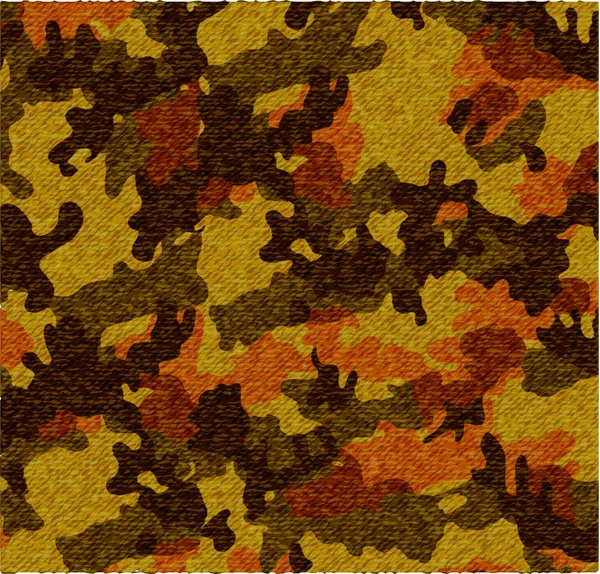 Seamless background of camouflage fabric — Stock Vector