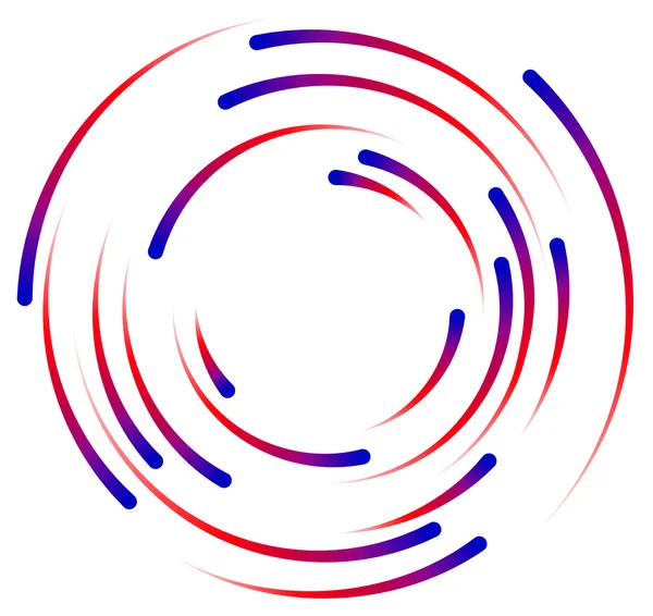 Elementi astratti di rotazione — Vettoriale Stock