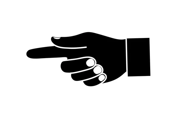 Hand pekar riktning — Stock vektor