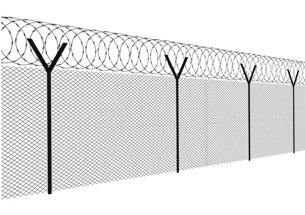 Modern fence — Stock Vector