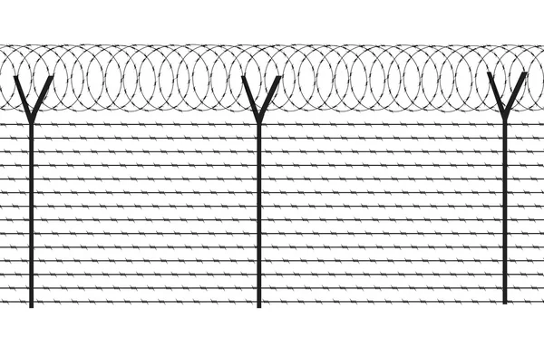 öğesinden bir dikenli tel çit
