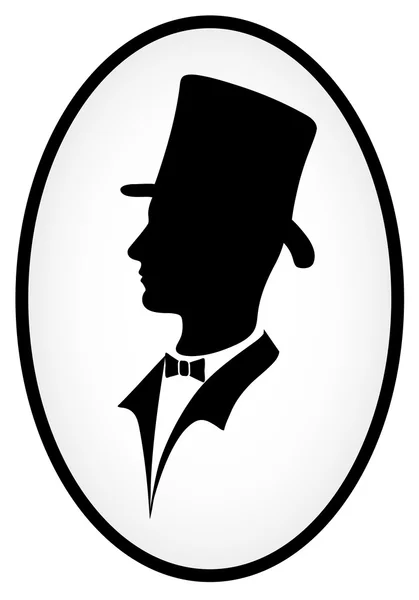 Icon of the gentleman — Stock Vector