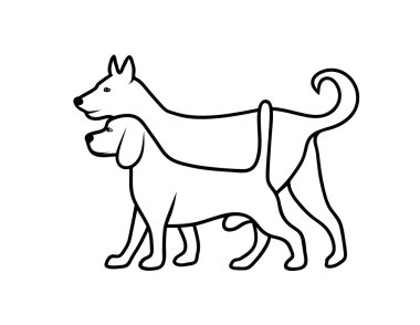 Evcil hayvan silüeti