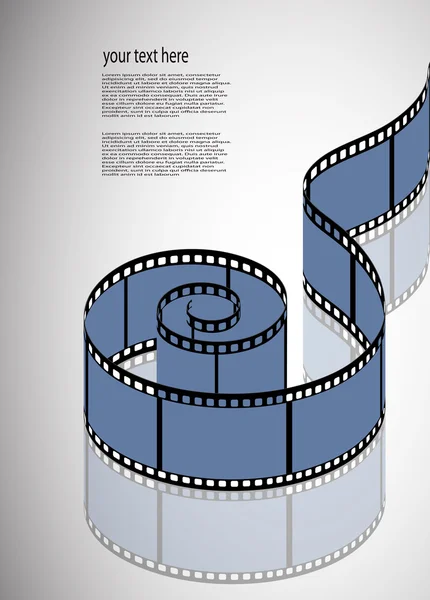 Cine-film — Stock Vector