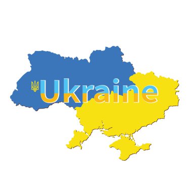 Ukrayna ulusal bayrak rengi haritası