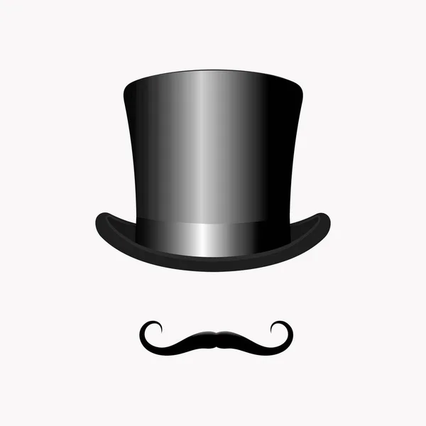 Vintage Icon Gentleman Vector Illustration — 图库矢量图片