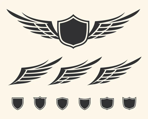 翼の紋章 — ストックベクタ