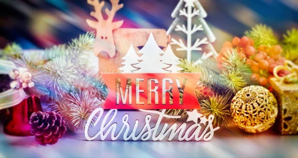 Weihnachten Oder Neujahr Dunkler Hintergrund Schwarze Tafel Mit Weihnachtsdekoration Gerahmt — Stockfoto