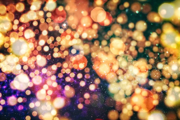 Vintage Magic Background Bokeh Background Focused Glittering Lights Christmas Background — Stock Photo, Image