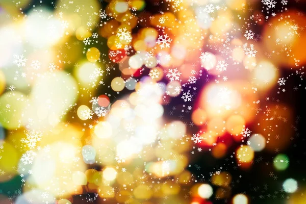 Abstrakt Ljusfest Semester Jul Glödande Färg Ljus Med Gnistrar Suddig — Stockfoto