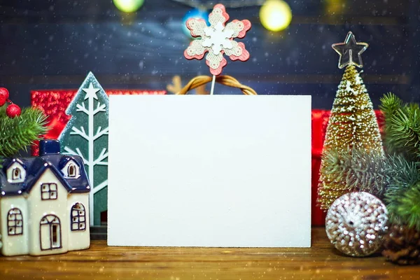 Fotokopi Çekilen Arka Plan Mutlu Noeller Mutlu Yıllar — Stok fotoğraf